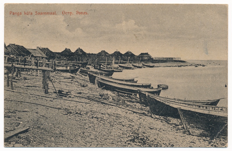trükipostkaart, Saaremaa, Panga küla, 1913, foto J. Pääsuke