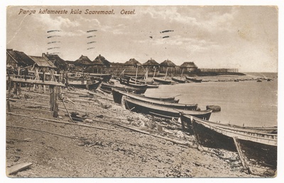 trükipostkaart, Saaremaa, Panga küla, 1913, foto J. Pääsuke  duplicate photo