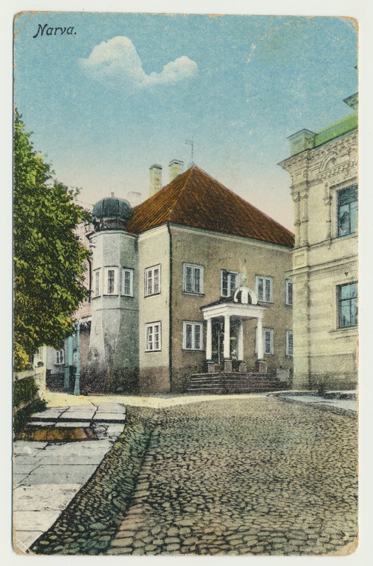 värviline trükipostkaart, Narva, linna vaade, u 1910