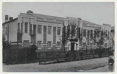 fotopostkaart, Valga, Tütarlaste gümnaasium, u 1910  duplicate photo
