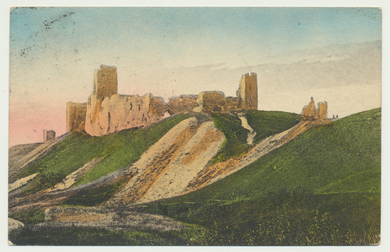 värviline trükipostkaart, Rakvere, lossivaremed, u 1920?