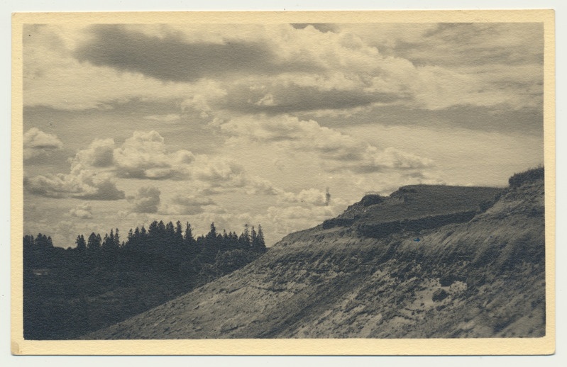fotopostkaart, Virumaa, Pada muinaslinn, u 1933, foto J. Triefeldt