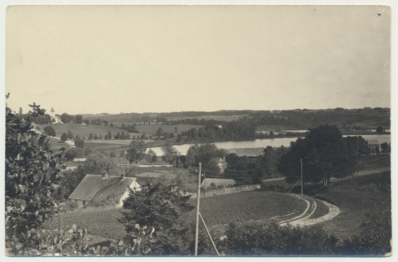 fotopostkaart, Võrumaa, Rõuge maastik, u 1930