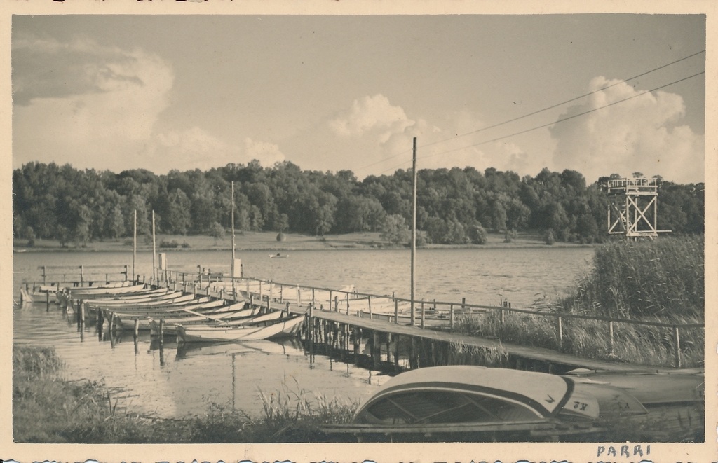 foto, Viljandi, järv, paadisadam, u 1935, foto T. Parri