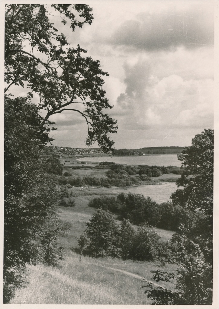 foto, Viljandi, järv, linn, u 1960, foto A. Kiisla