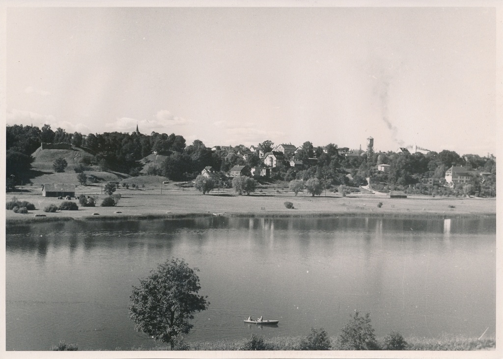 foto, Viljandi, järv, linn, u 1960, foto A. Kiisla