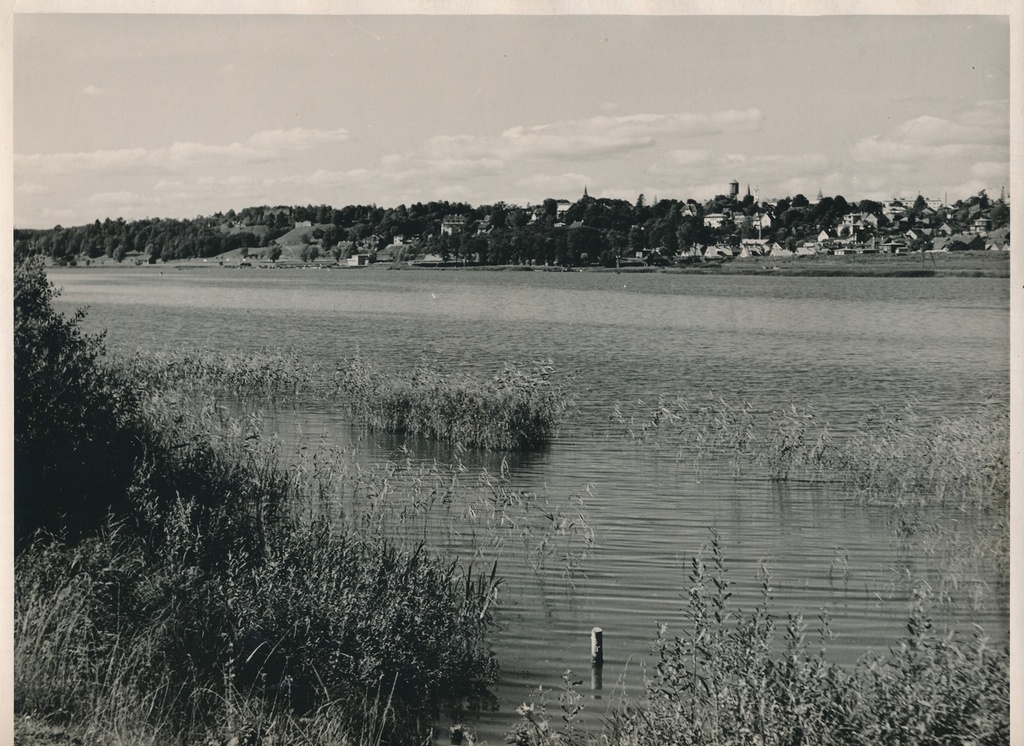 foto, Viljandi, järv, linn, u 1960, foto A. Kiisla