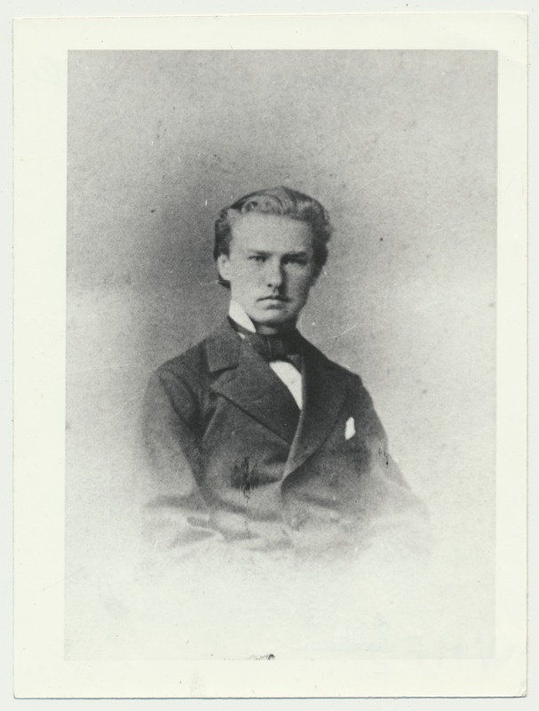fotokoopia, August Kitzberg, rinnaportree, 1885