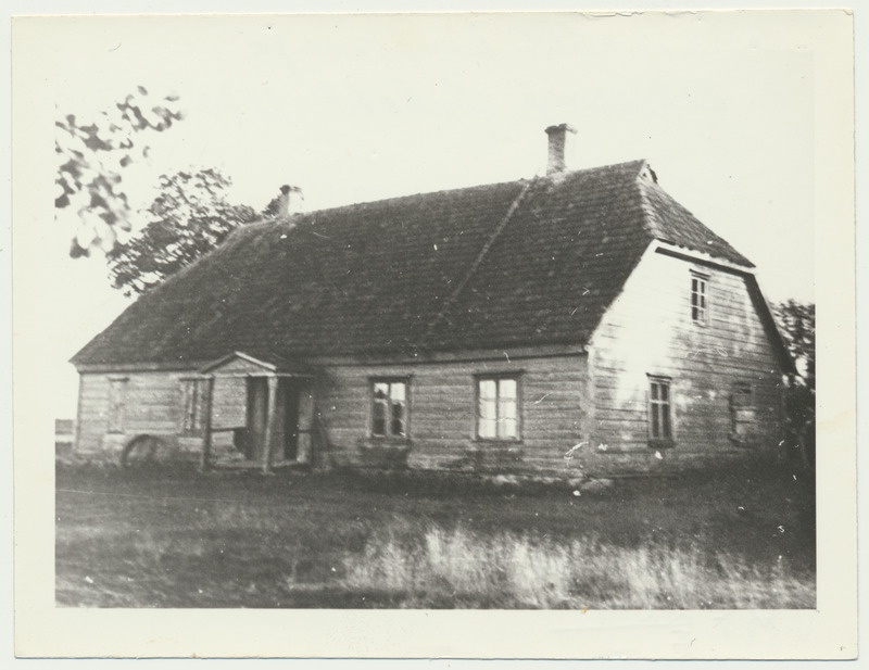 foto, Viljandimaa, Niitsaadu koolimaja, 1958, foto V. Alttoa
