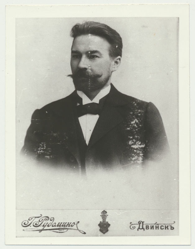 fotokoopia, August Kitzberg, rinnaportree, u 1895, foto G. Rudaminoje