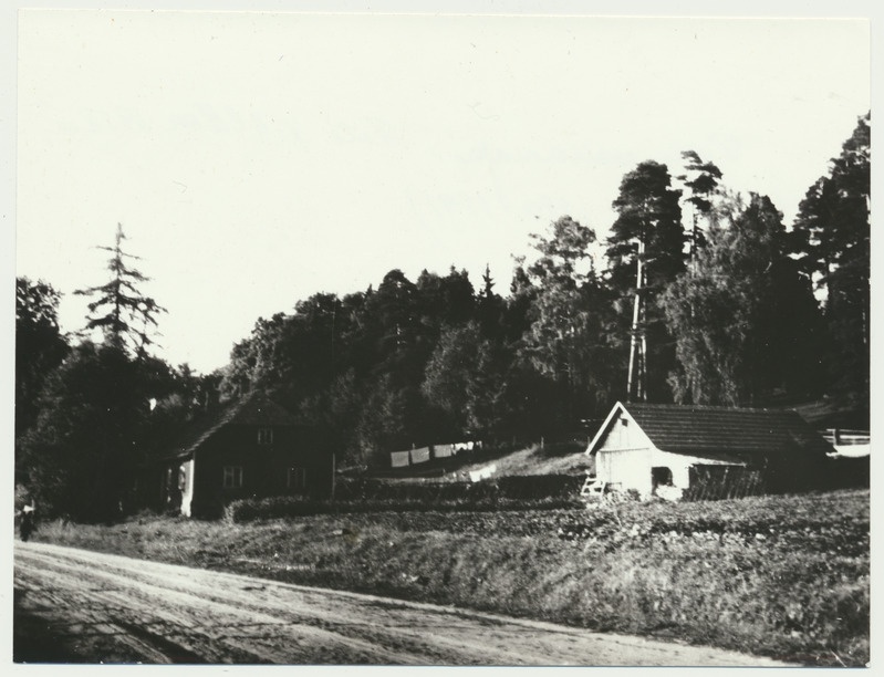 fotokoopia, Viljandimaa, endine Polli vallamaja, 1958, foto V. Alttoa