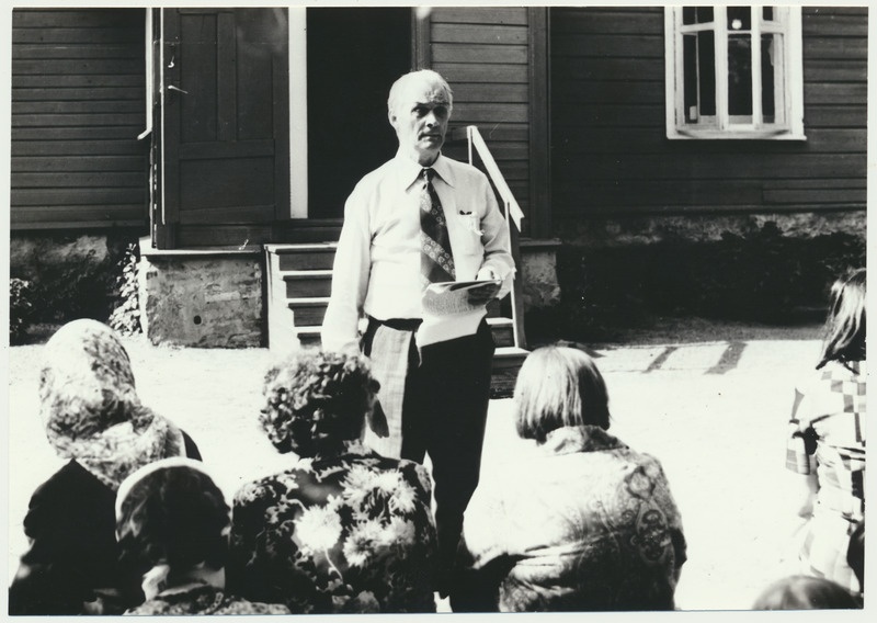 foto, A. Kitzbergi 125. sünniaastapäeva tähistamine Maiel, 1980