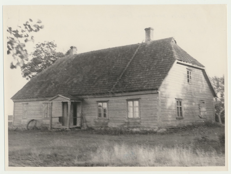 fotokoopia, Viljandimaa, Penuja, Niitsaadu koolimaja, 1958