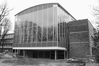 Sanatorium “Rahu”, dining room and corps XI, Pärnu. rephoto