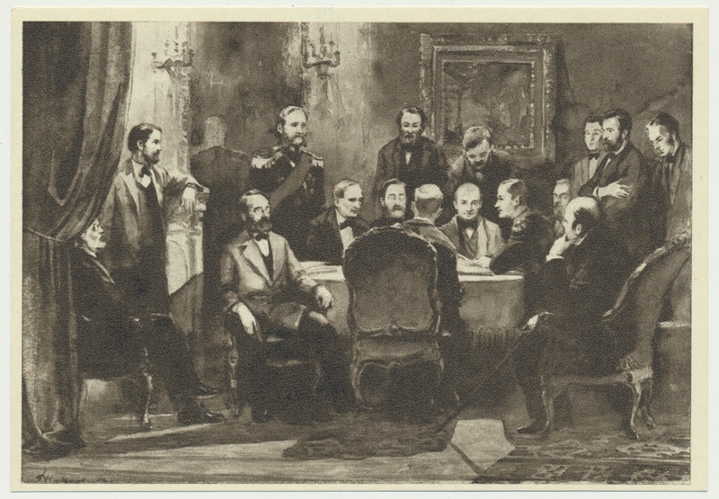 trükipostkaart, E- Maisaar "Kreutzwald Peterburis külas 1859.a"