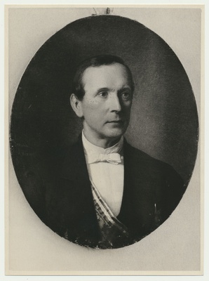 fotokoopia, J. Köleri maal "N. Bunge portree" (keemik)  duplicate photo
