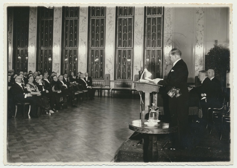 foto, haridusminister A. Jaakson jt, Kaunas, 24.02.1938