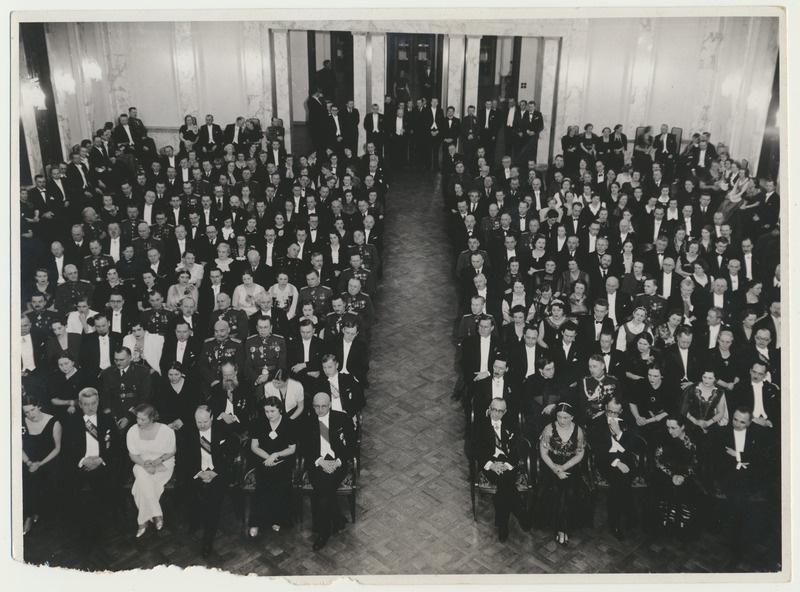 foto, haridusminister A. Jaakson jt, Kaunas, 24.02.1938