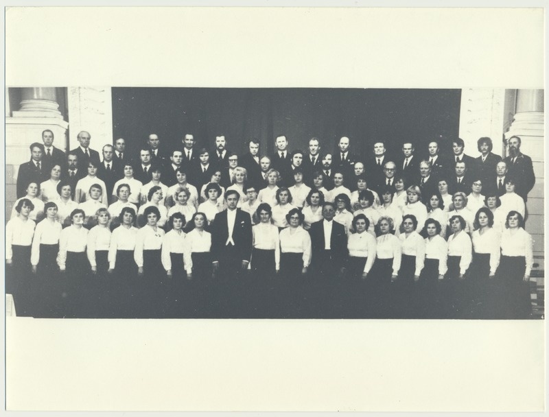 foto, segakoor Koit, 16.10.1978