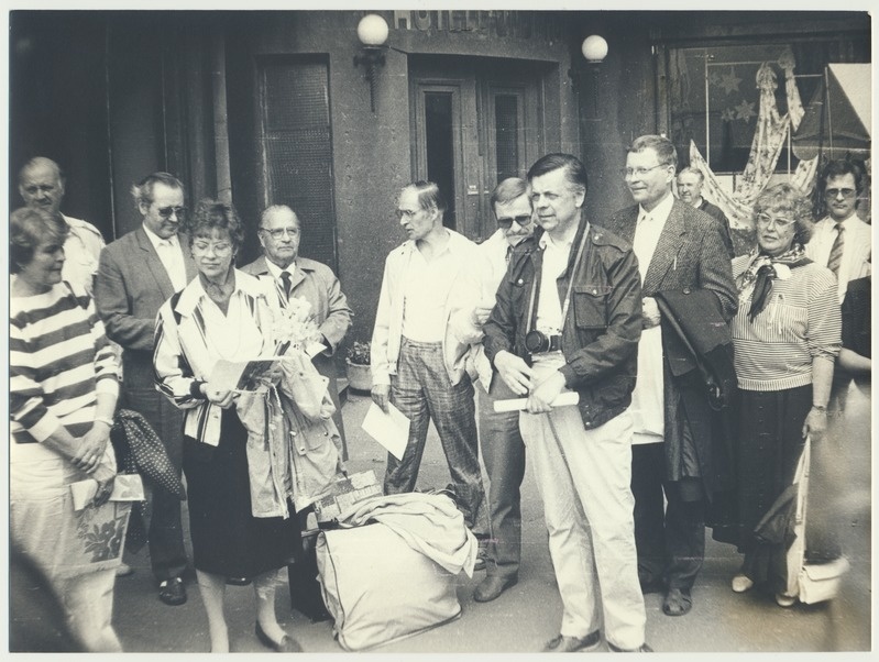 foto, Viljandi, porvoolased külas, 1988