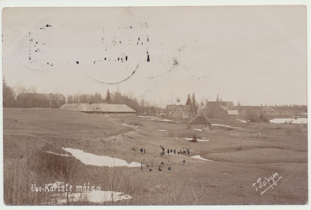 foto, Halliste khk, Uue-Kariste mõis, u 1905