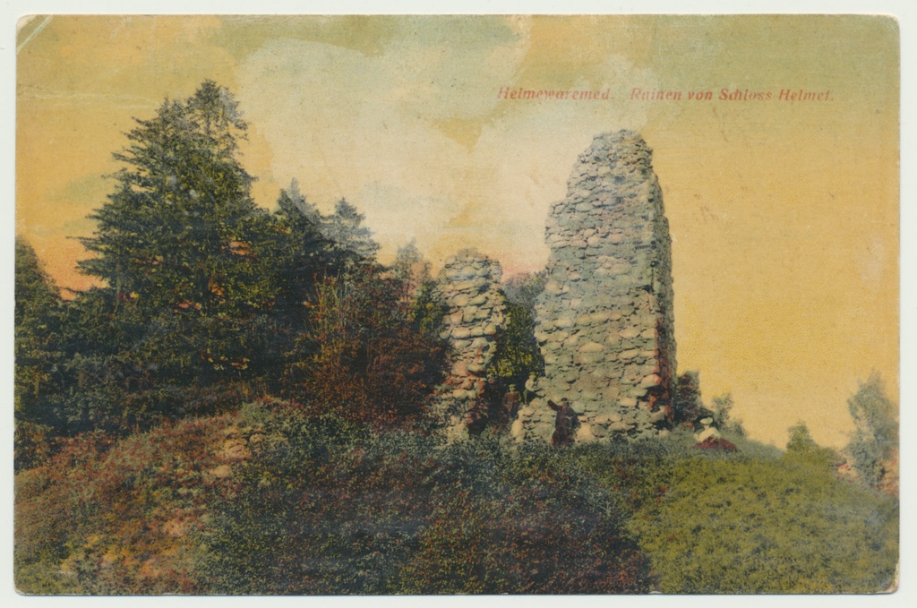 trükipostkaart, koloreeritud, Helme khk Helme lossivaremed, u 1910, kirjastaja G. Karro