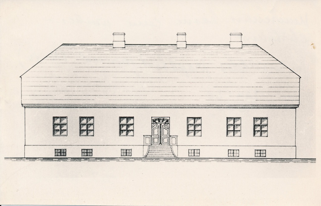 foto, Viljandi muuseum, hoone, 19.sajandi I pool, projektist