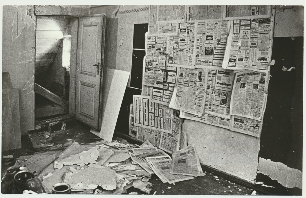 foto, Viljandi muuseum, ehitus, 1993, foto E. Veliste