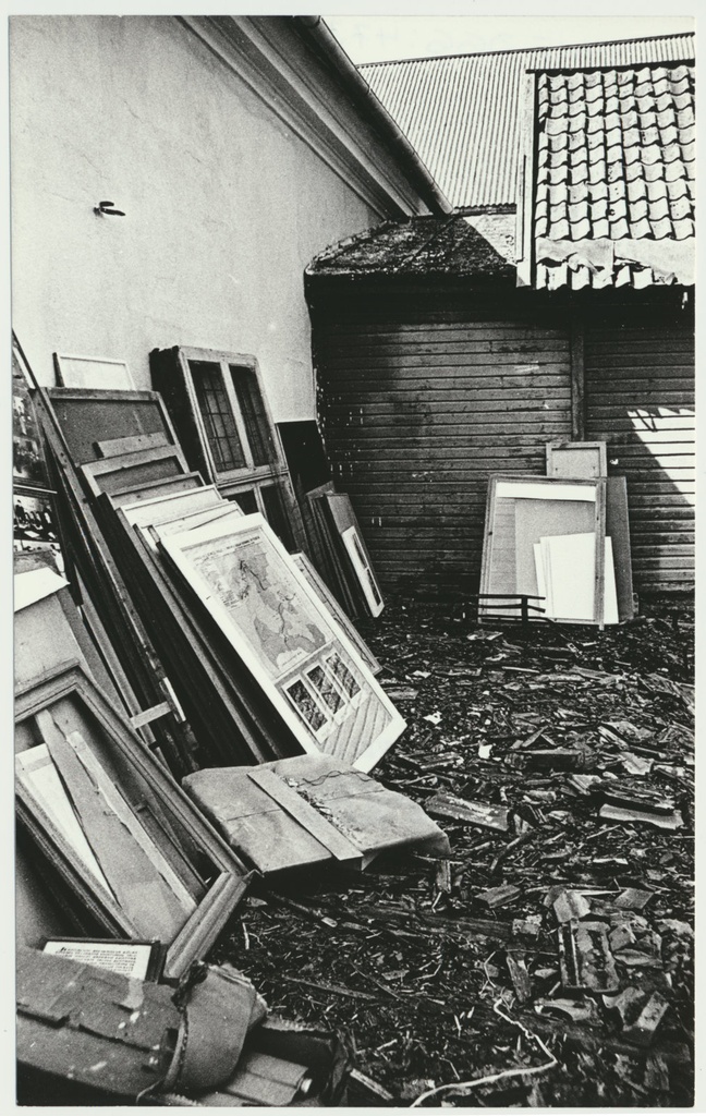 foto, Viljandi muuseum, ehitus, 1993, foto E. Veliste