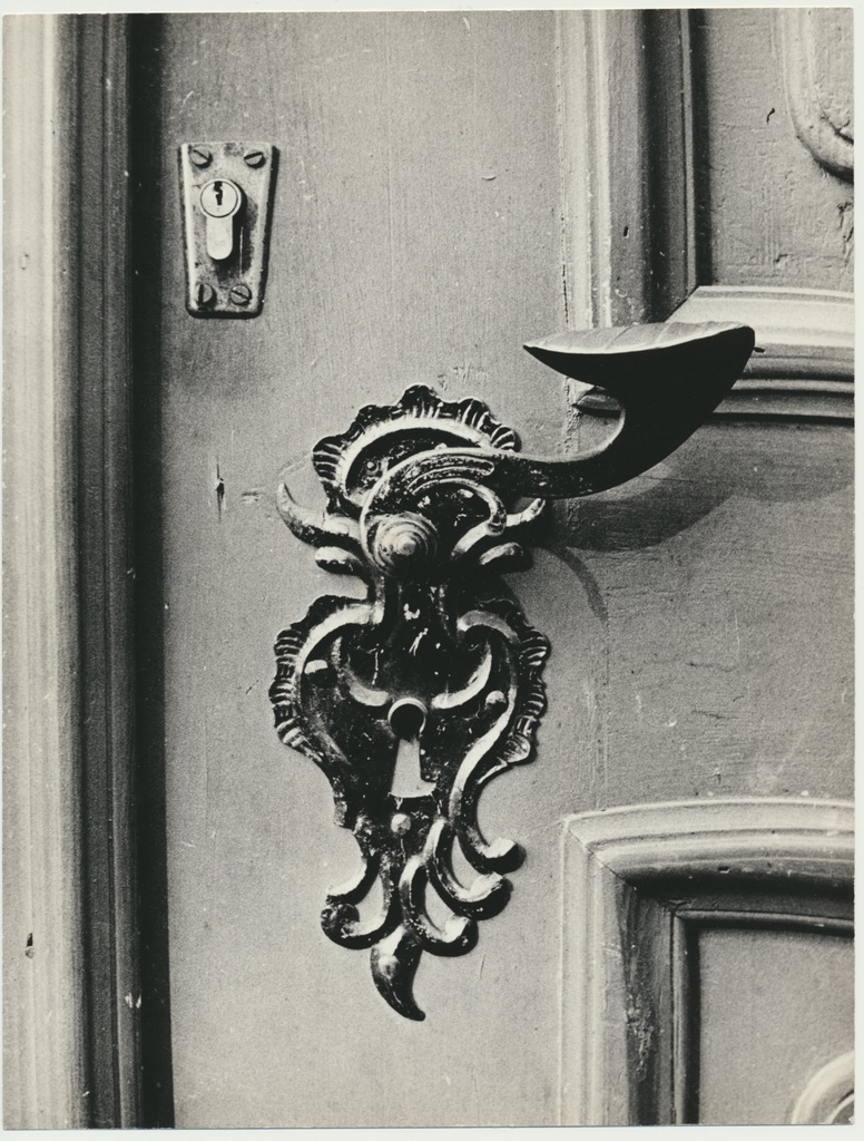 foto, Viljandi muuseum, ukselink (käepide), 1978, foto E. Veliste