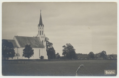 foto, Viljandimaa, Paistu kirik, 1939  duplicate photo