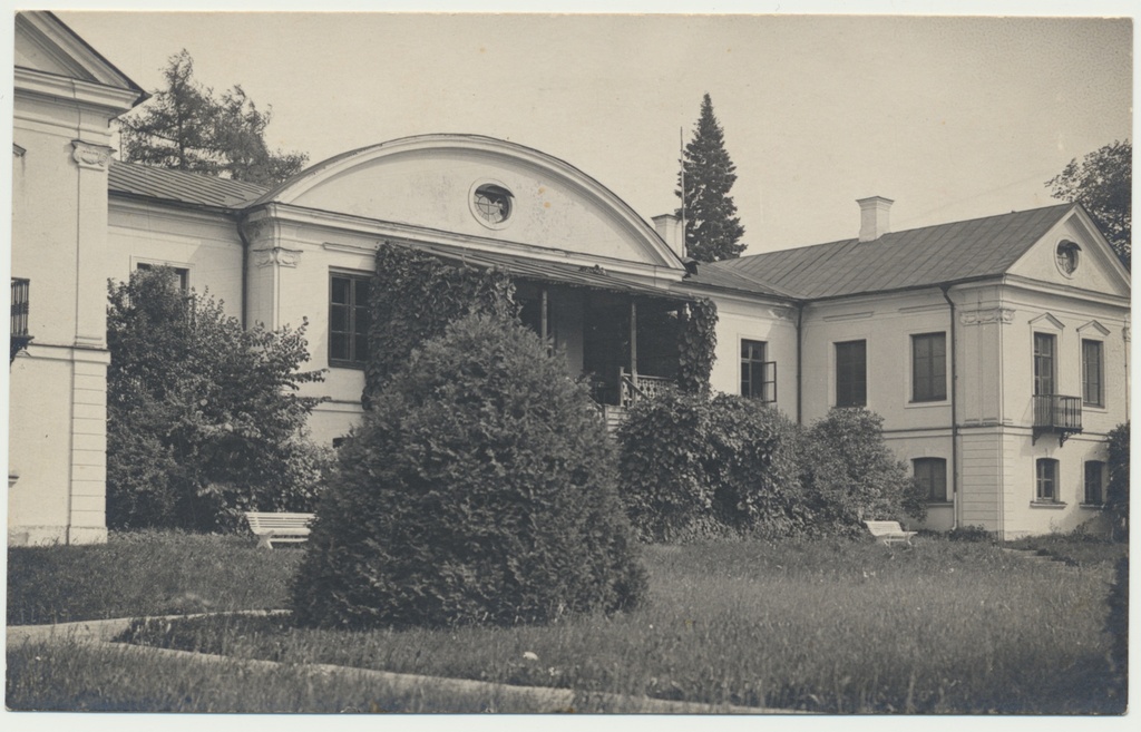 foto, Viljandimaa, Õisu mõis, peahoone, tagant, u 1920, foto J. Riet