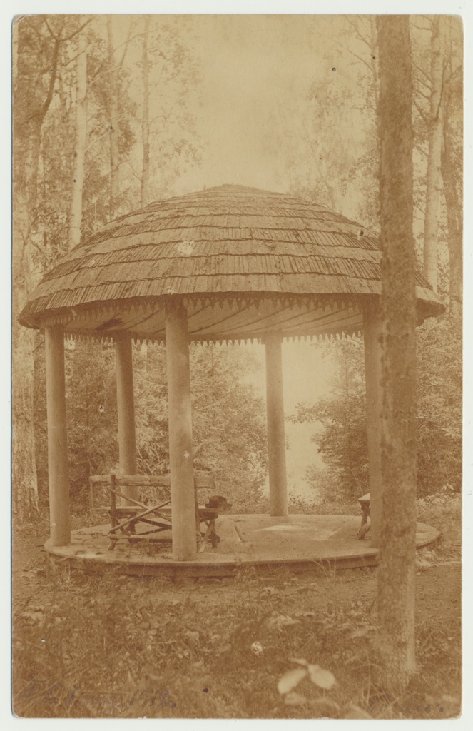 foto, Viljandimaa, Vana-Võidu mõis, aiapaviljon, 1912
