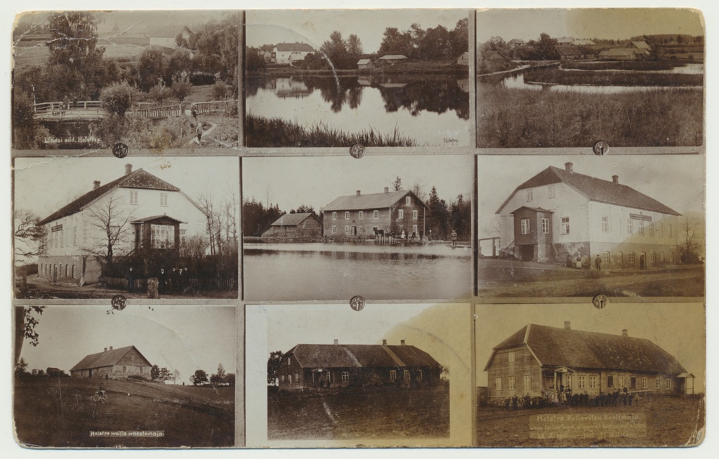 foto, Viljandimaa, Holstre, 9 vaadet, u 1913, foto H. Silk?