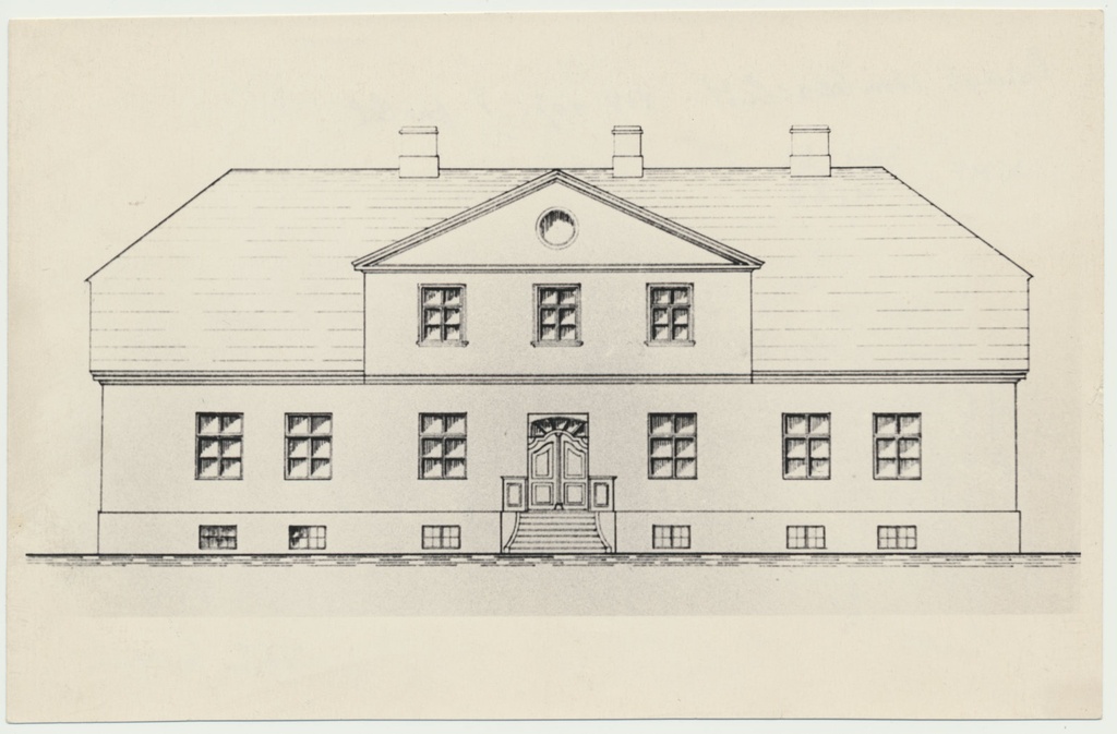 foto, Viljandi muuseum, foto projektist (pärast ümberehitust), 19. sajandi II pool
