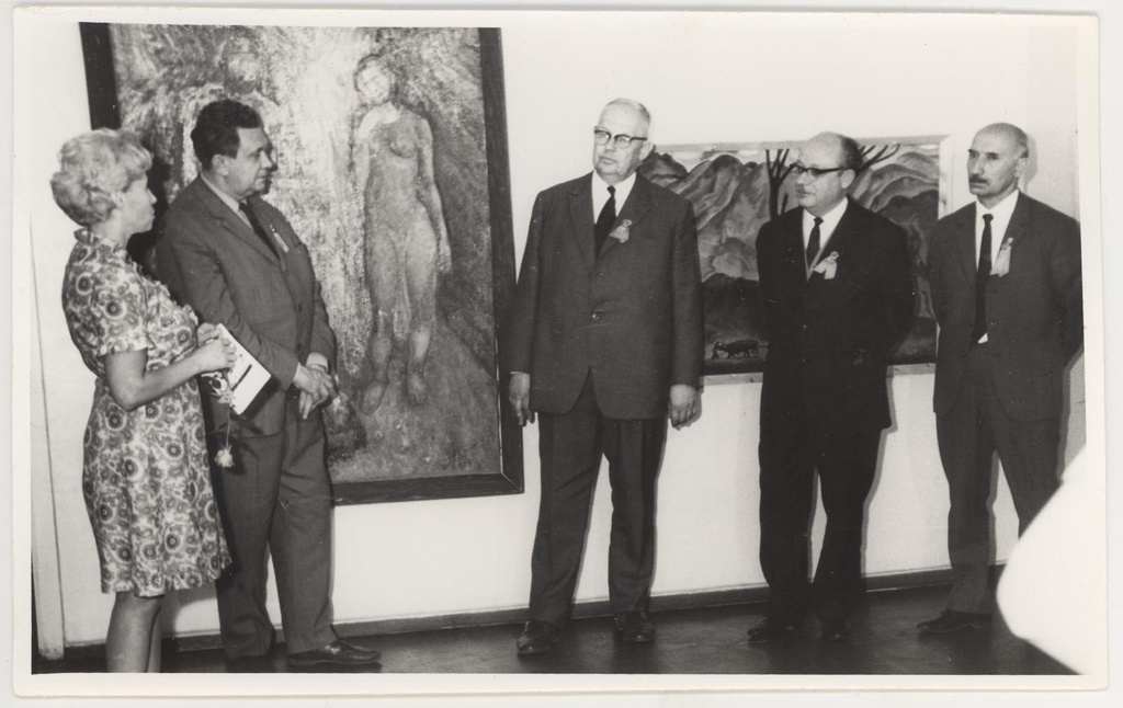 Gruusia maalikunstnike näituse avamine 24.06.1971.