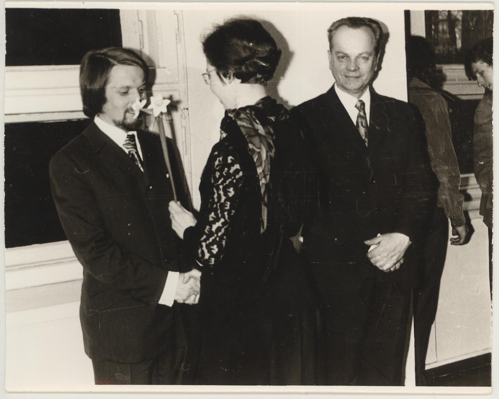 Tallinna kevadnäituse avamine 14.04.1972.