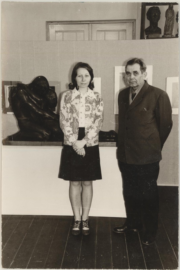 A. Starkopfi joonistuste näitus 85. sünniaastapäevaks avamine  22.04.1974.