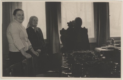 Amalie Loeve 80.a. juubeli tähistamine TKM-is 12.04.1958.a.  duplicate photo