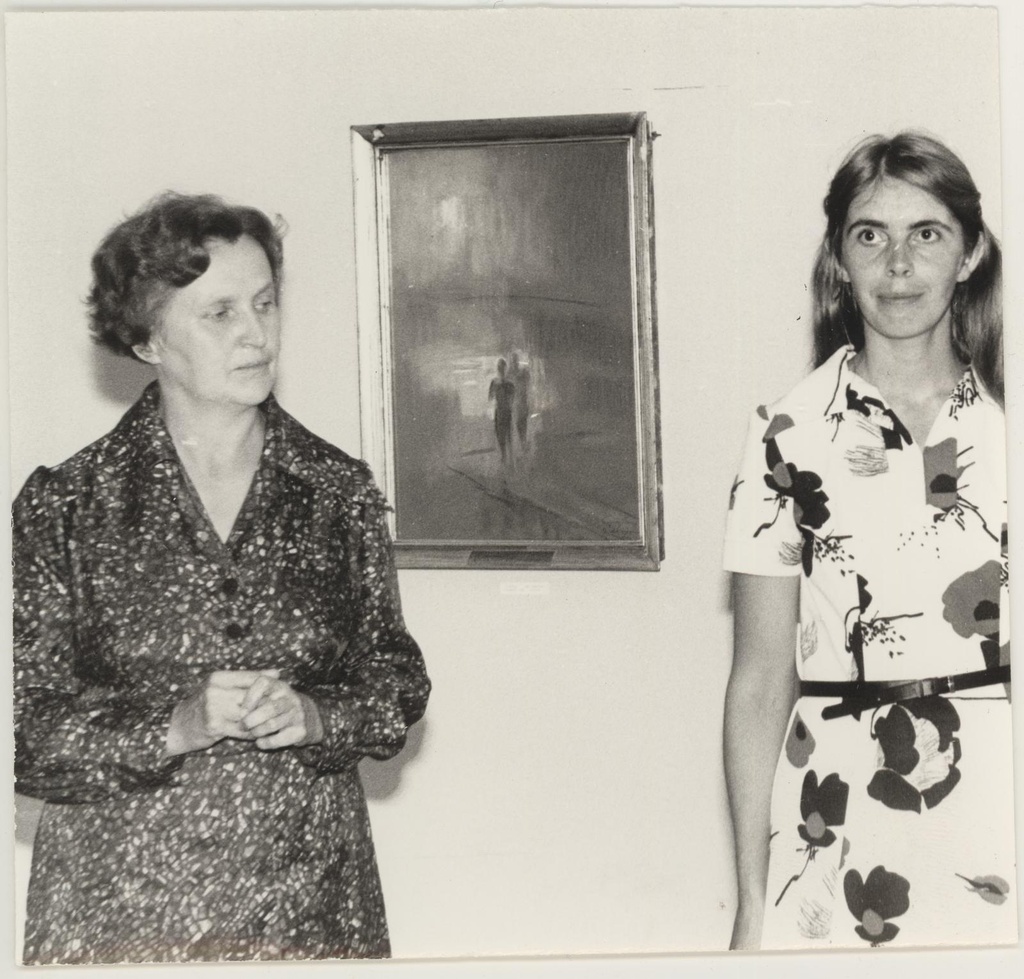 Jóžsef Egry näituse avamine 30.06.1975.