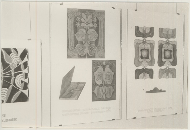 Vaade Tartu kunstikooli õpilastööde näitusele nov. - dets. 1975. a.
