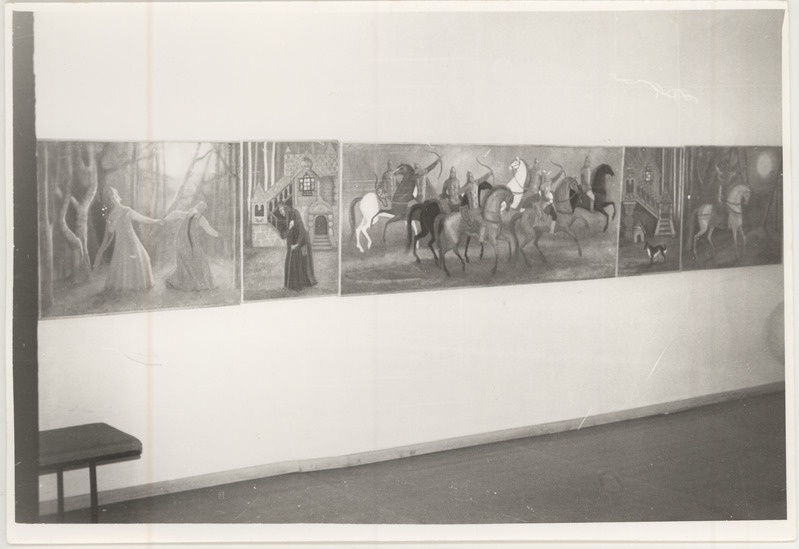 Vaade L. Vallimäe-Margi näitusele.