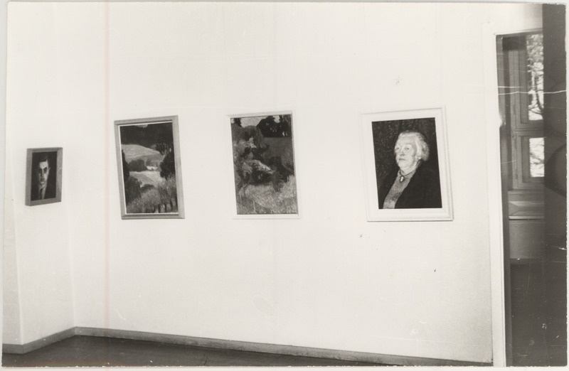 Vaade L. Vallimäe-Margi näitusele.