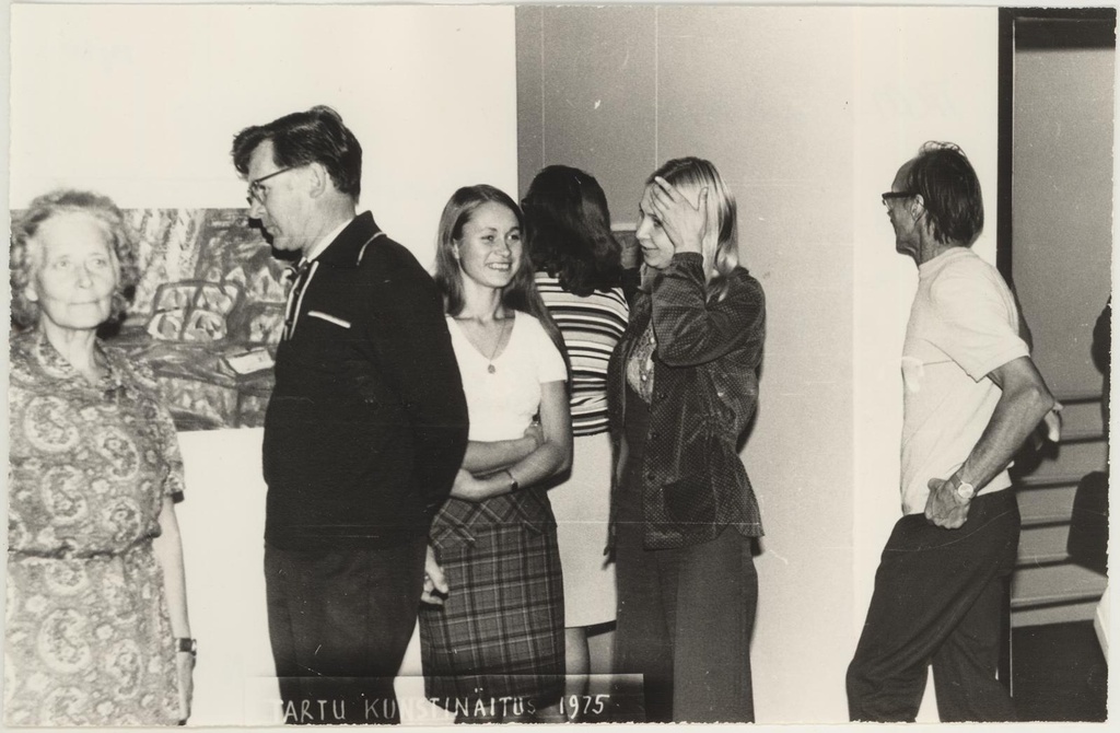 1975. a. Tartu kunstinäituse avamine.