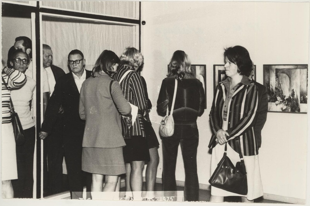 1975. a. Tartu kunstinäituse avamine.