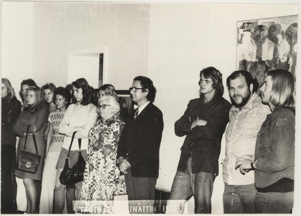 1975. a. Tartu kunstinäituse avamine.