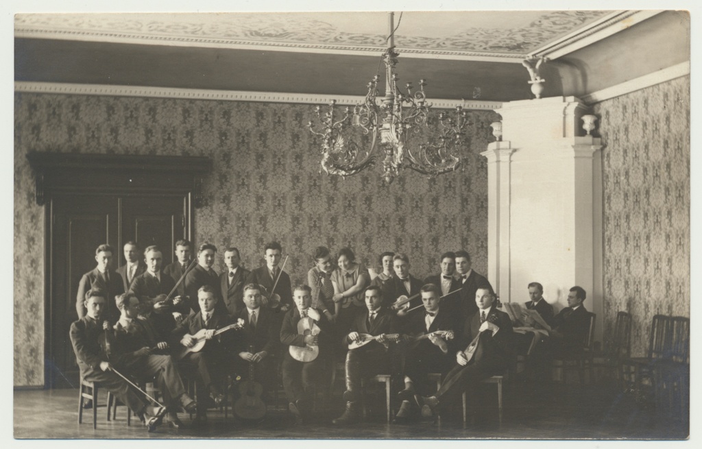 foto, Õisu Piimanduskooli õpilasorkester u 1930