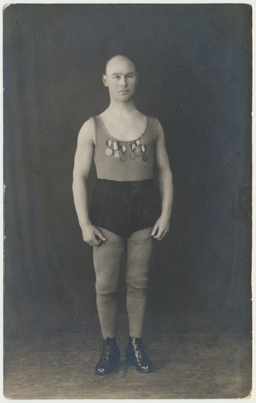 foto, Tõnis Kikas, sportlane, u 1914
