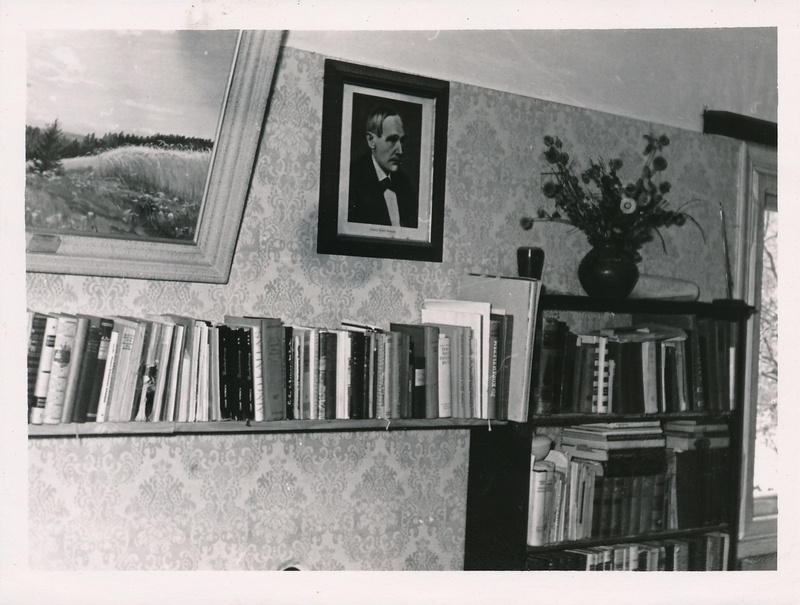 foto, Tartu, helilooja Juhan Simmi maja, sisevaade, 1959