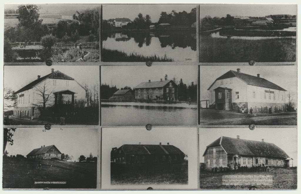 fotokoopia, Viljandimaa, Holstre 9 vaadet, 1913, foto H. Silk